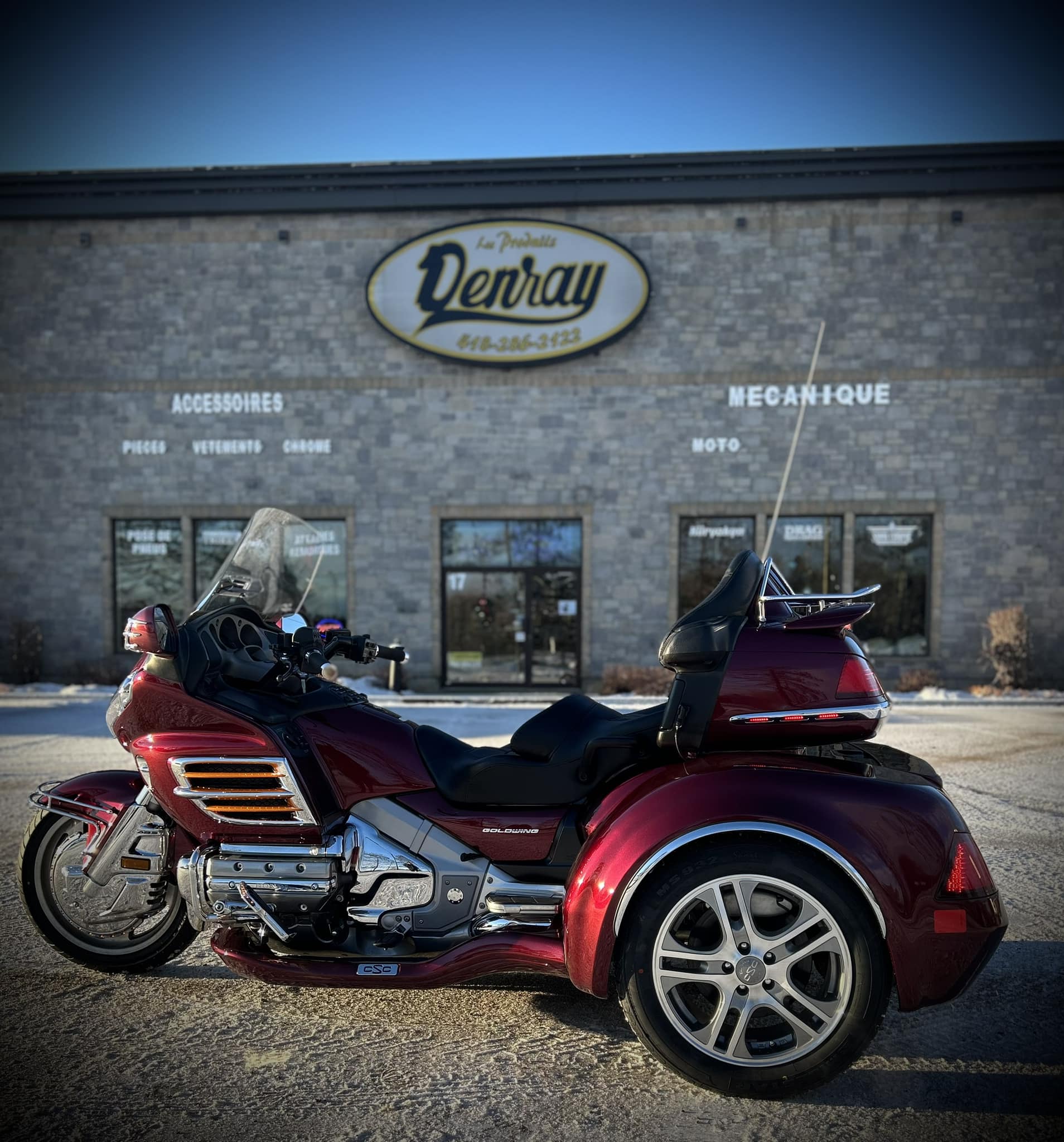 Honda Goldwing 1800 2005 - Rouge Cerise - Conversion CSC Neuve